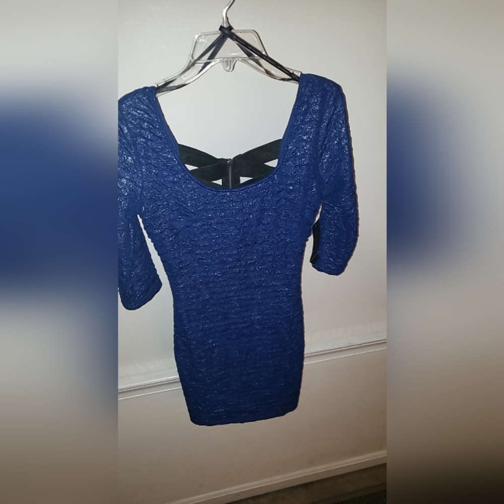 Navy Sparkly Dress